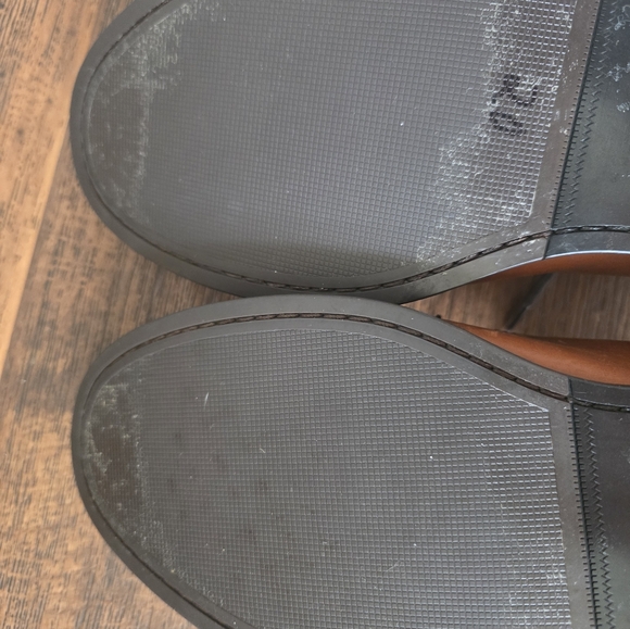 Aston Grey Tan Leather Men's Toe Cap Lace-up Boots Size 13 - Picture 9 of 10